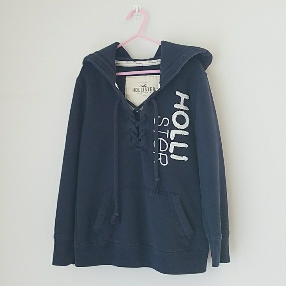 Hollister Surf Hoodie. XS. Navy.